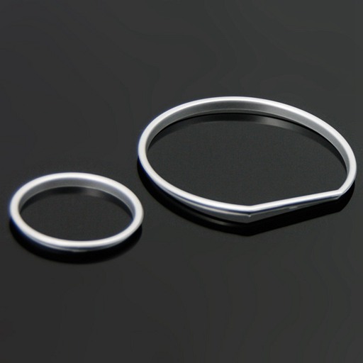 BMW E36 鍍鉻環-鍍銀