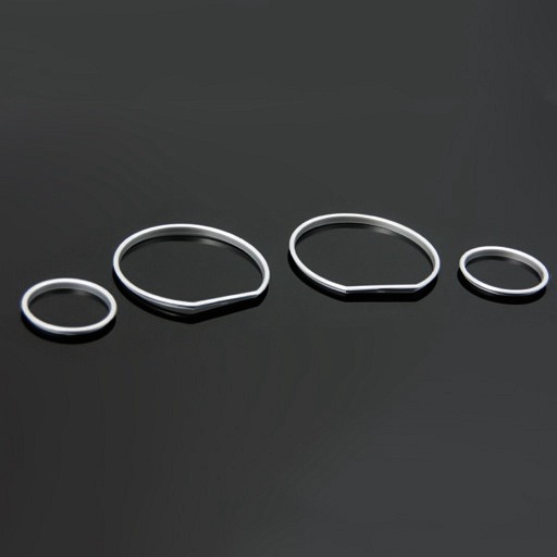BMW E36 Dash Ring-Silver