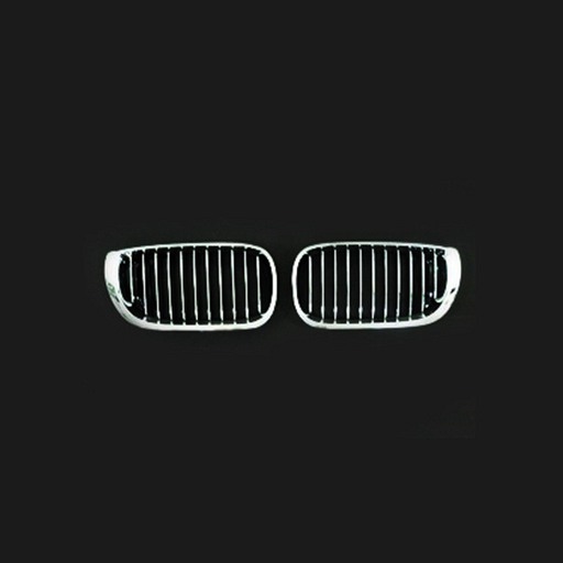 BMW E46 4D 02-04 Chrome Black Front Grille