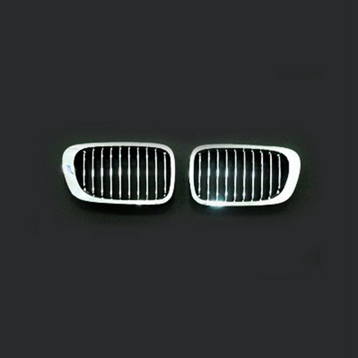4400624N.jpg BMW E46/2D 99-03 Chrome Black Front Grille
