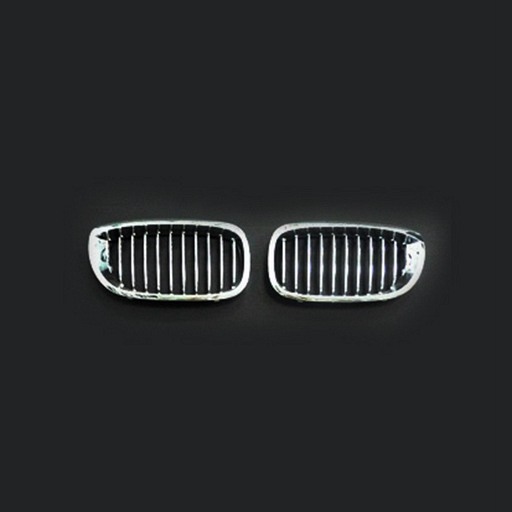 BMW E46 2D 03-04 Chrome Black Front Grille