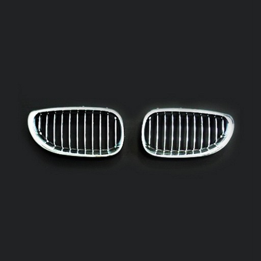 4400866M-1.jpg BMW E60 03-09 Chrome Silver Front Grille