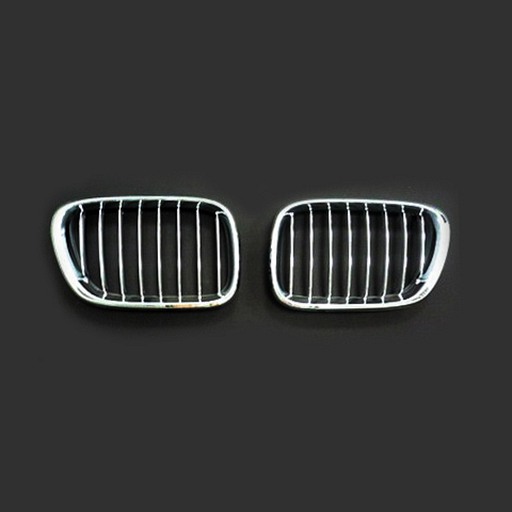4400869M.jpg BMW E53 99-03 Chrome Silver Front Grille