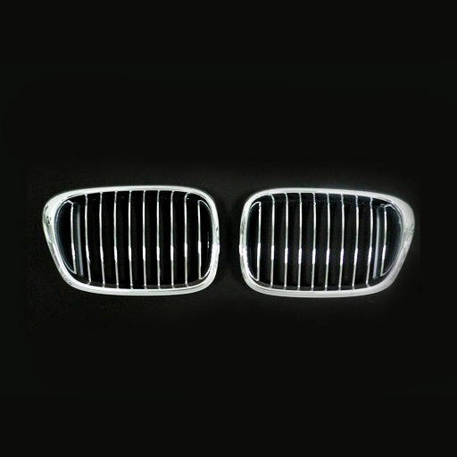 BMW E39 01-04 Chrome Silver Front Grille