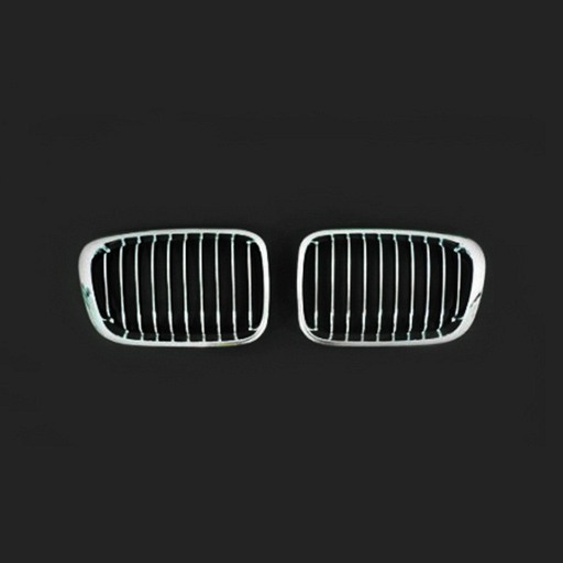 BMW E46 4D 98-01 Chrome Silver Front Grille