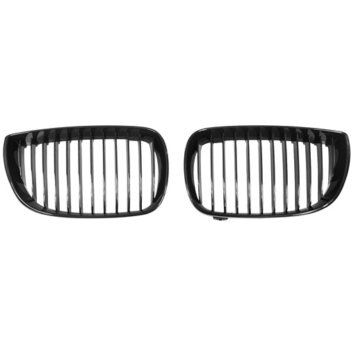 OE Look Glossy Black Kidney Grille For BMW E87 Pre-Facelift