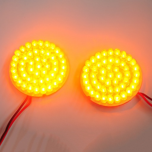 LED Turn Signal Lights For Harley-Davidson - Yellow 8812112Z-1.jpg