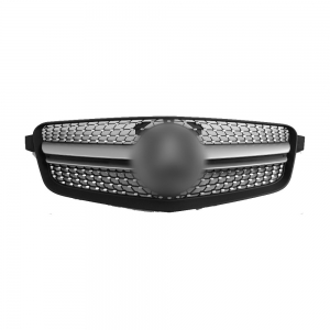 Front Grille for Benz W212 (Manso look) (2009~13), Silver