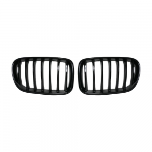 OE-Style Single Slat+Shiny Black Front Grille for BMW X3(F25) Pre-Lci, ABS