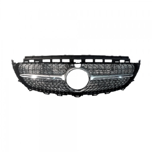 E43-AMG-Style (Star+Silver) Front Grille For Benz W213 (2016), ABS
